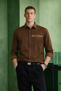 ARMANI EXCHANGE AX LIGHT BROWN SHIRT