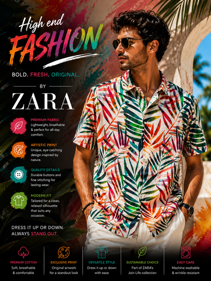 ZARA HALF SHIRT