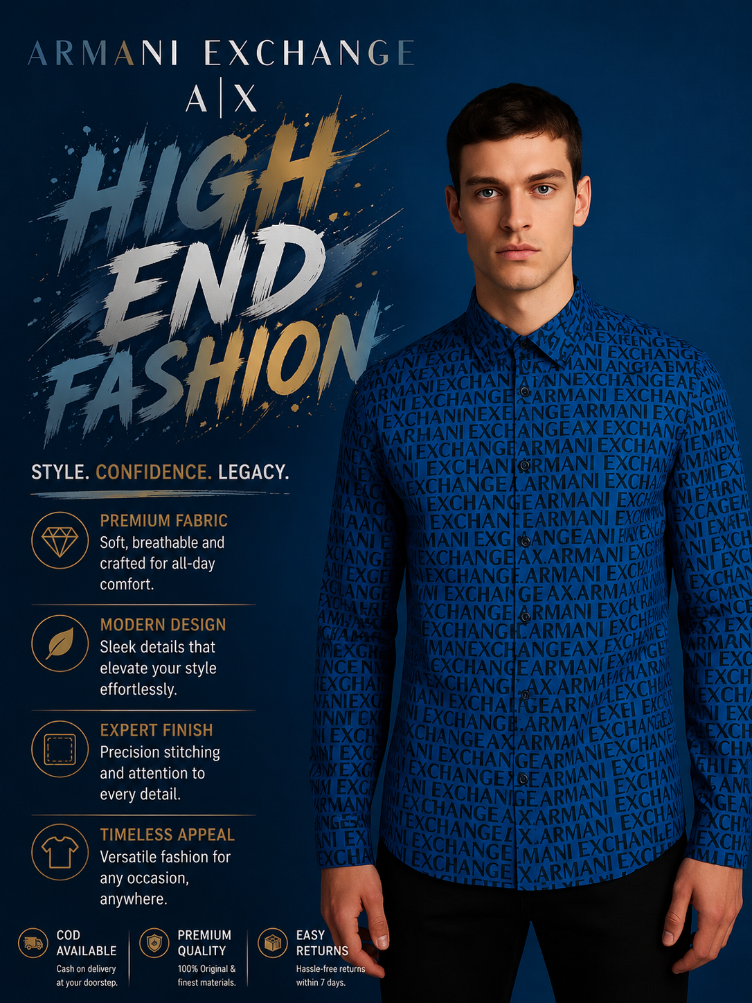ARMANI EXCHANGE AX SHIRT