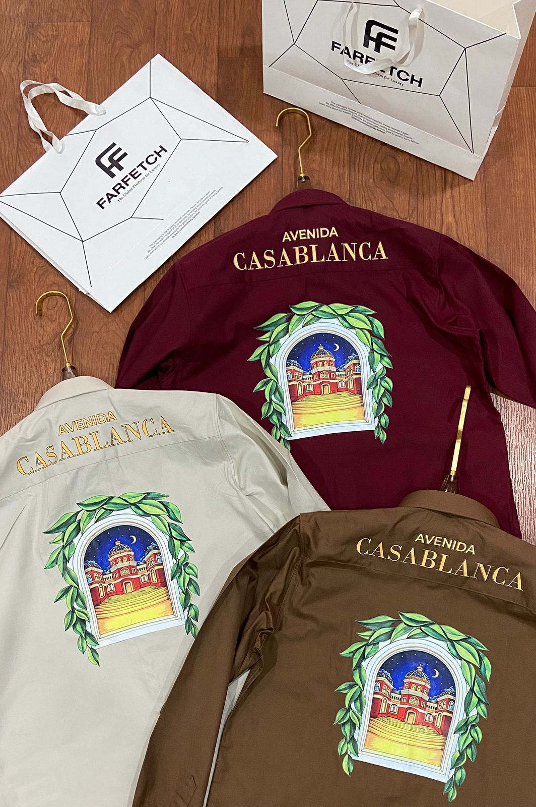 CASABLANCA CREAME  SHIRT