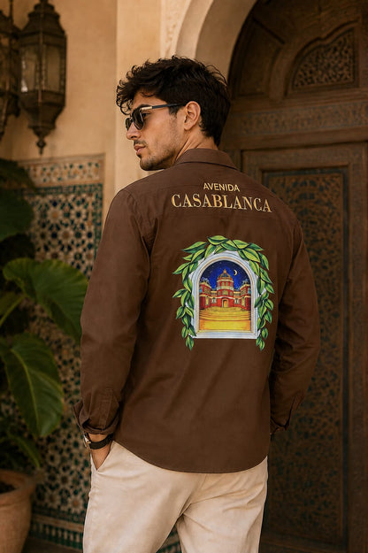 CASABLANCA BROWN SHIRT