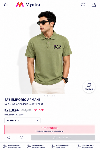 EMPORIO ARMANI EA TSHIRT