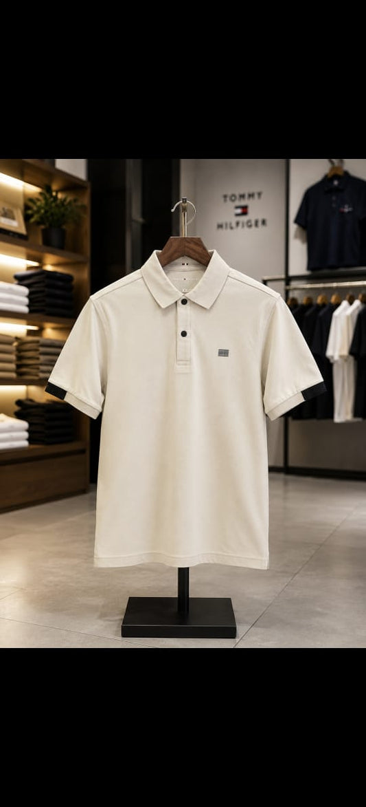 TOMMY HILFIGER BEIGE TSHIRT