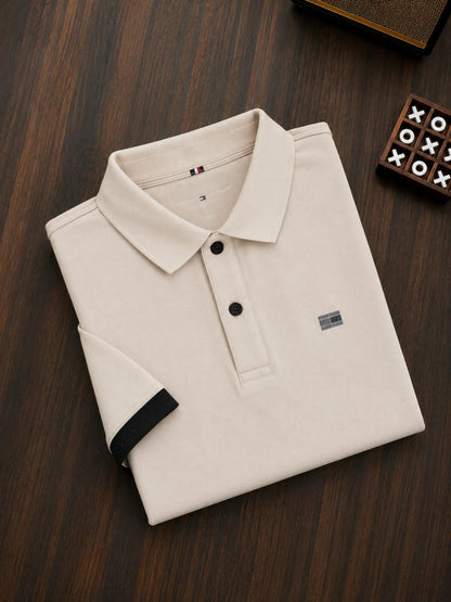 TOMMY HILFIGER BEIGE COLOUR TSHIRT