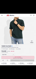 TOMMY HILFIGER GREEN  COLOUR TSHIRT