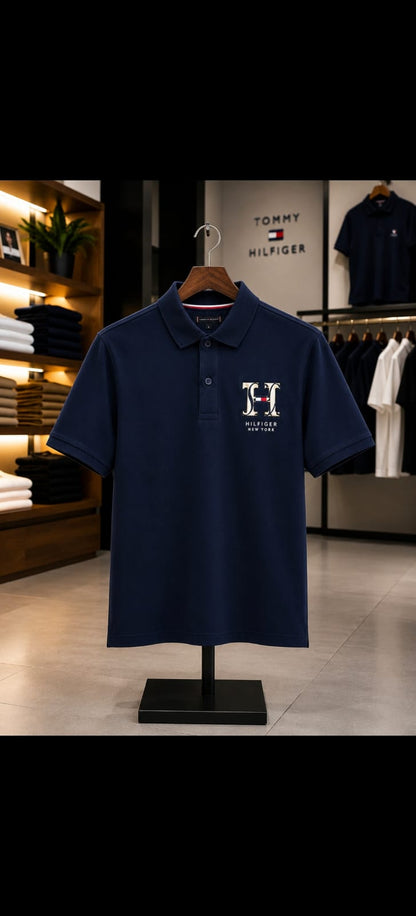 TOMMY HILFIGER NAVY BLUE COLOUR TSHIRT