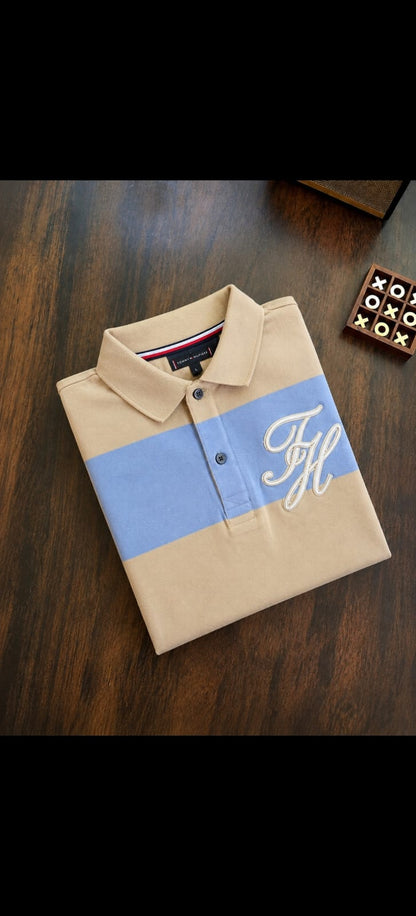TOMMY HILFIGER BEIGE COLOUR TSHIRT