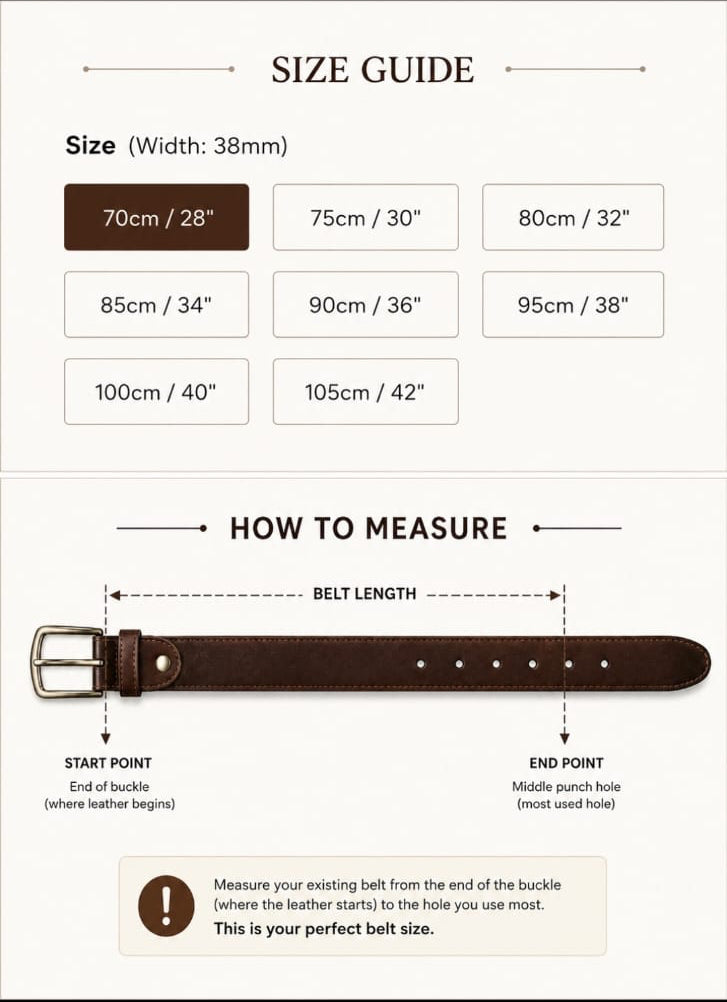 POLO GENUINE LEATHER BELT
