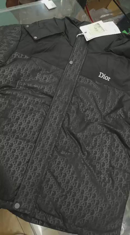 DIOR JACKET WITH EMBROIDERY LOGO IMPORTED DUCK FEATHER -10 degree