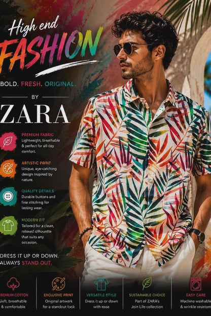 ZARA HALF SHIRT