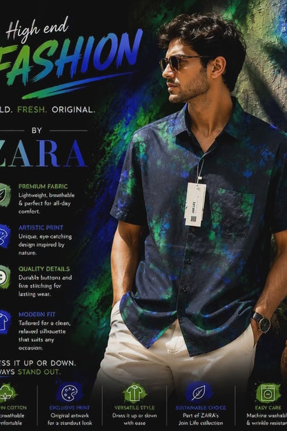 ZARA HALF SHIRT