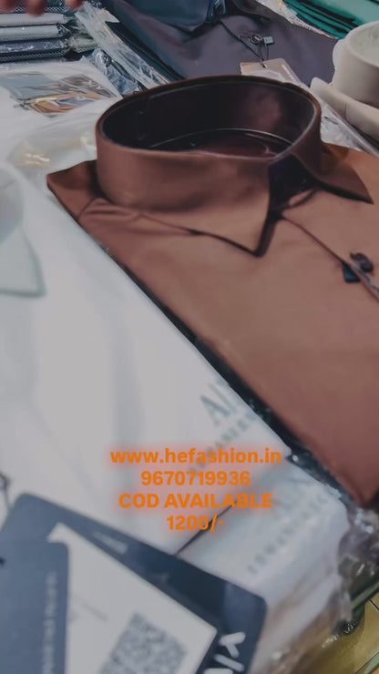 ARMANI EXCHANGE AX FRONT BUTTON PRINT LIGHT GREEN SHIRT