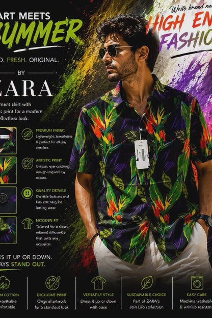 ZARA HALF SHIRT