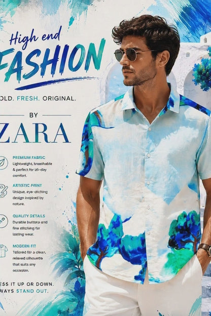 ZARA HALF SHIRT