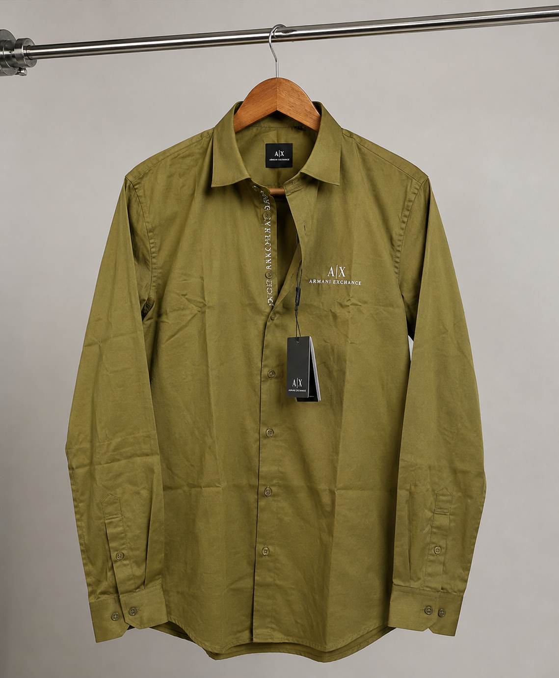 ARMANI EXCHANGE AX MUATARD SHIRT