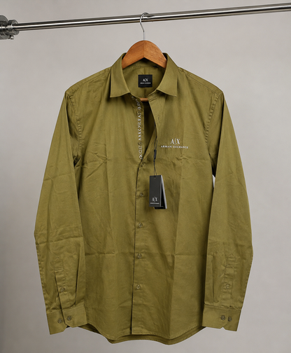 ARMANI EXCHANGE AX MUATARD SHIRT
