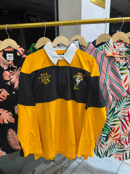 RL POLO YELLOW FULL SLEEVE TSHIRT