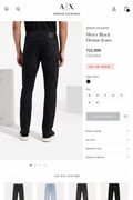 ARMANI EXCHANGE AX JEANS