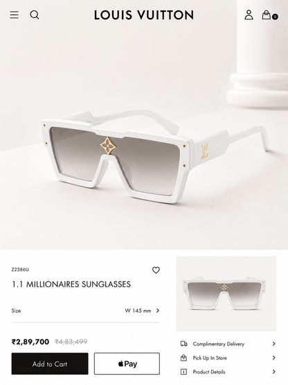 LOUIS VUITTON PREMIUM SUNGLASSES