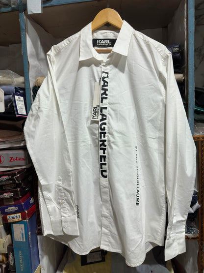 KARL LAGERFELD WHITE COLOUR SHIRT