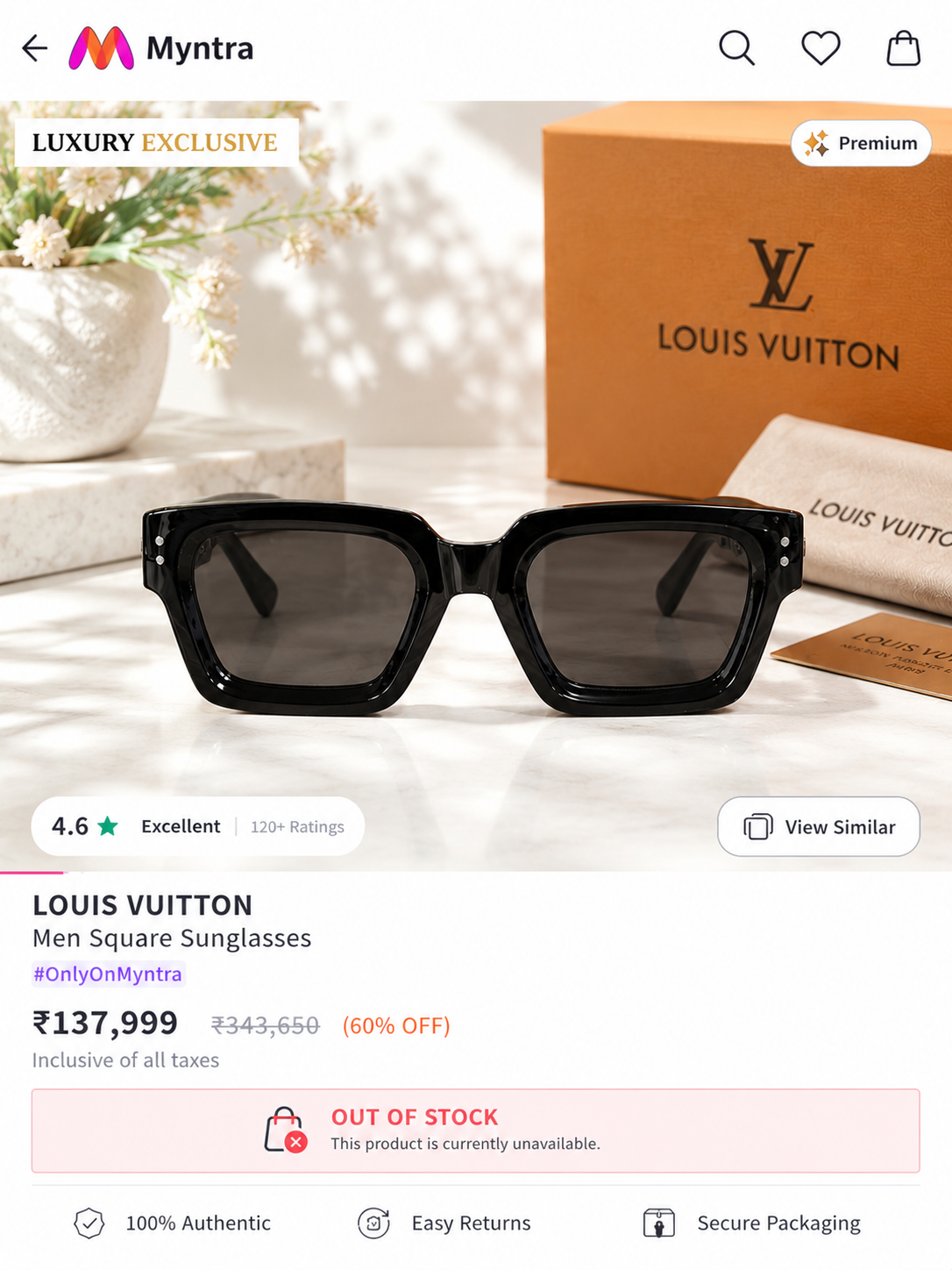 LOUIS VUITTON PREMIUM SUNGLASSES