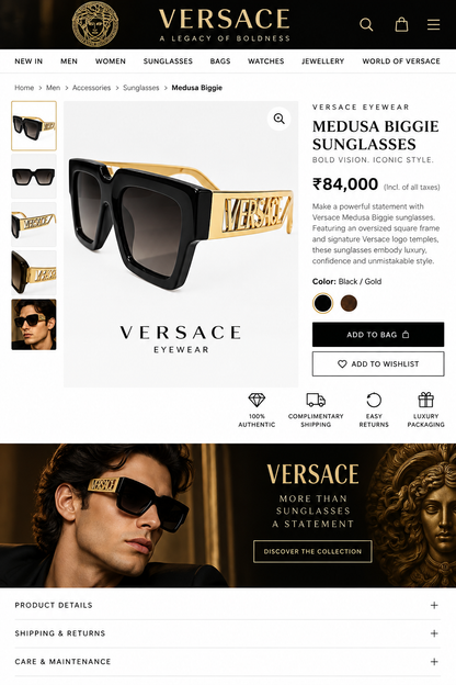 VERSAC EYEWEAR PREMIUM SUNGLASSES