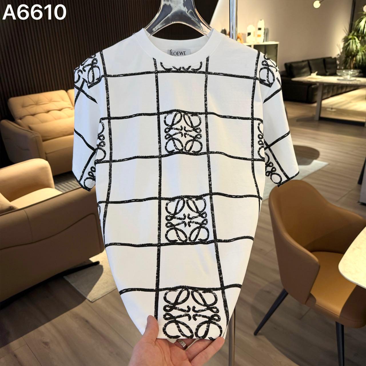 LOEWE IMPORTED LUXURY HIGH QUALITY WHITE TSHIRT