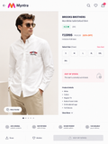 BROOKS BROTHERS WHITE SHIRT