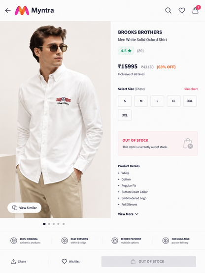 BROOKS BROTHERS WHITE SHIRT