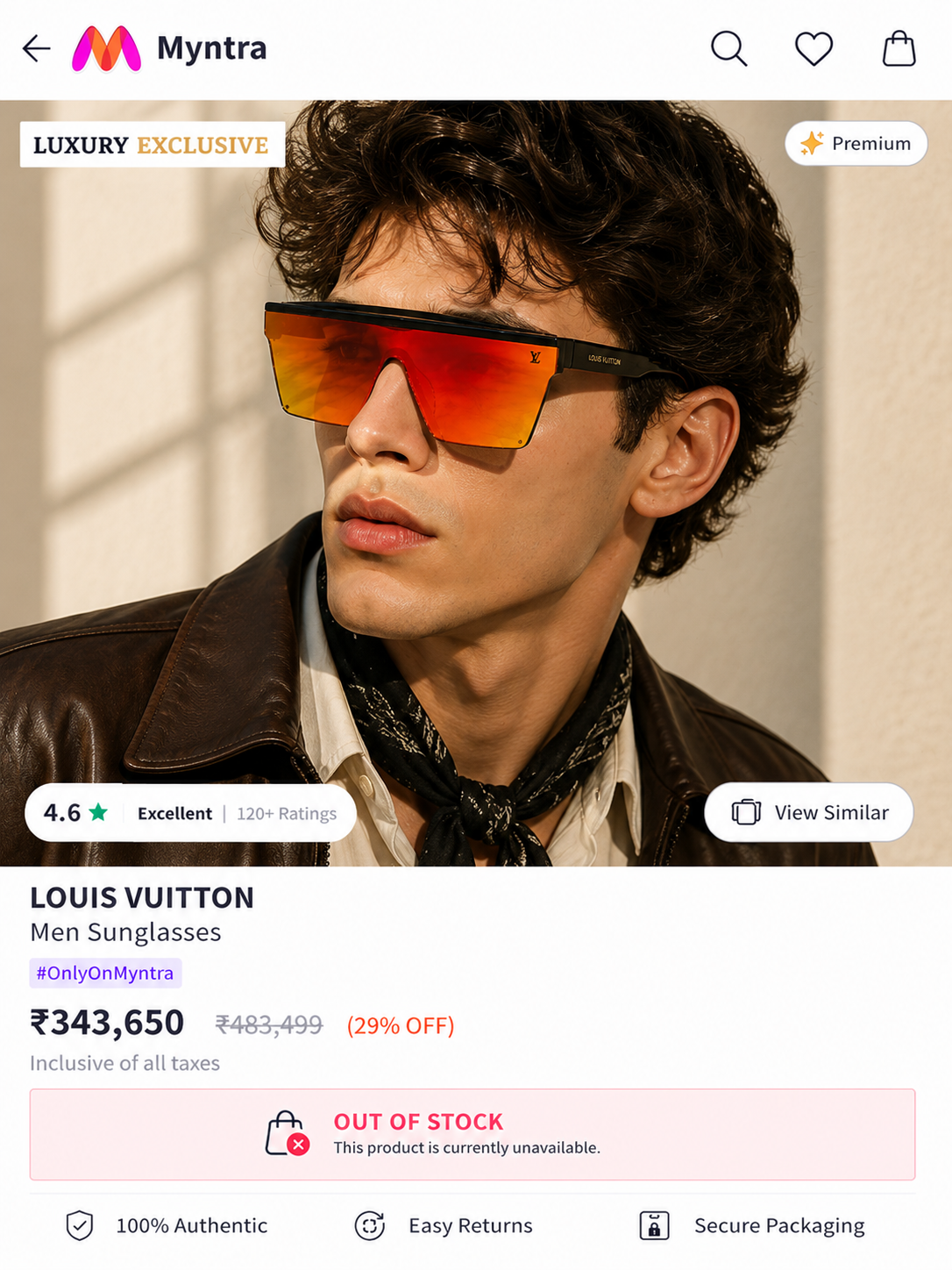LOUIS VUITTON PREMIUM SUNGLASSES