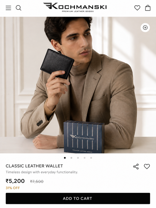 GENUINE LEATHER PREMIUM WALLET