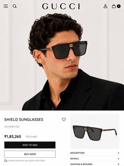 GUCCI PREMIUM SUNGLASSES
