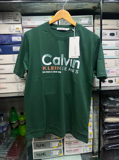 CALVIN KLEIN CK GREEN TSHIRT