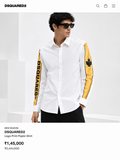DSQUARED2 WHITE SHIRT