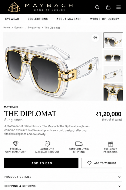 MAYBACH PREMIUM SUNGLASSES