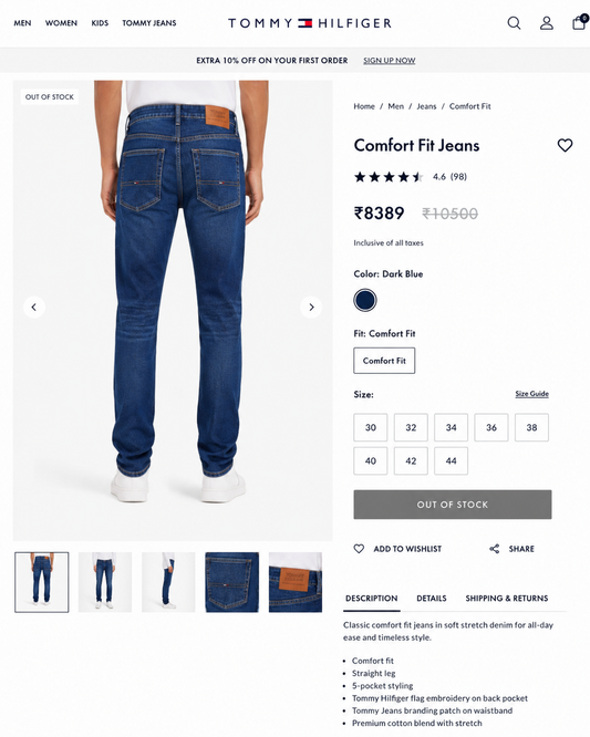 TOMMY HILFIGER JEANS