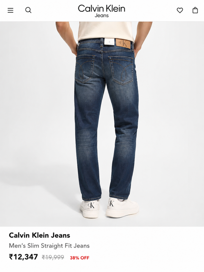 CALVIN KLEIN CK JEANS