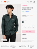 ARMANI EXCHANGE AX GREEN SHIRT