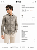 BOSS COFFEE BROWN SHIRT