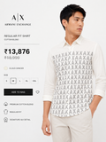 ARMANI EXCHANGE AX WHITE SHIRT