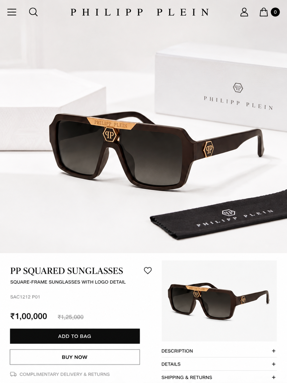PHILIPP PLEIN PREMIUM SUNGLASSES