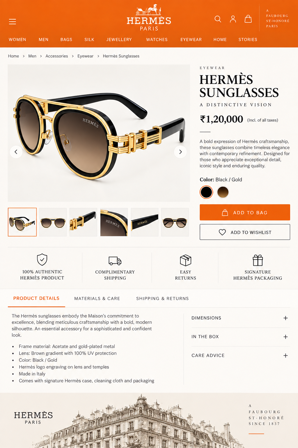 HERMES PREMIUM SUNGLASSES