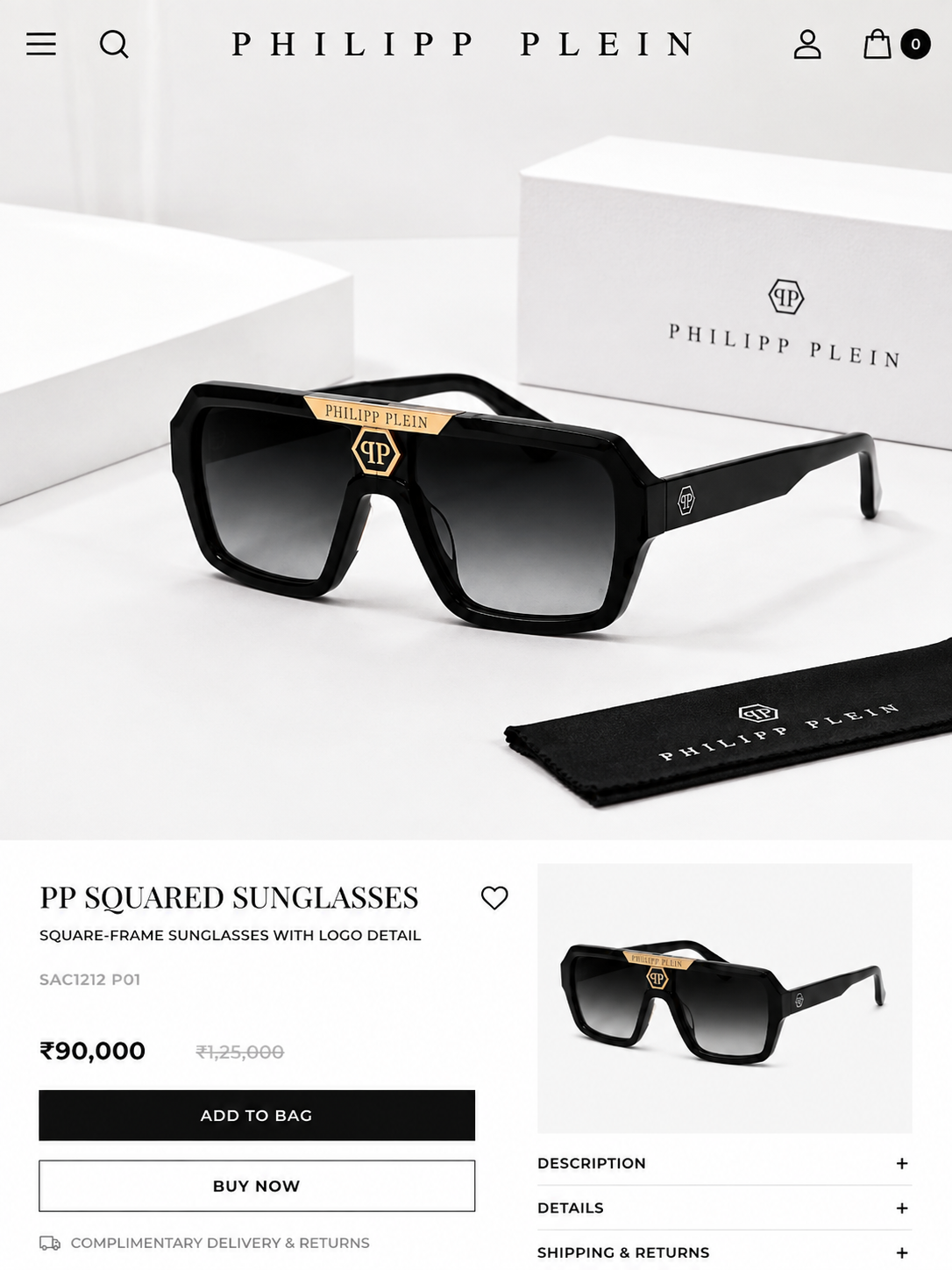 PHILIPP PLEIN PREMIUM SUNGLASSES
