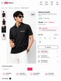 ARMANI EXCHANGE AX BLACK T-SHIRT