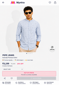 PEPE JEANS BLUE SHIRT