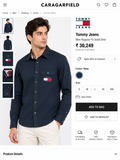 TOMMMY HILFIGR BOX FIT SHIRT