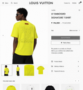 LOUIS VUITTON IMPORTED LUXURY HIGH QUALITY NEON TSHIRT