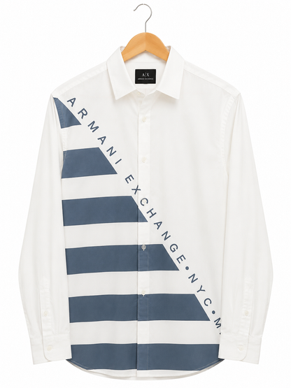 ARMANI EXCHANGE AX WHITE SHIRT
