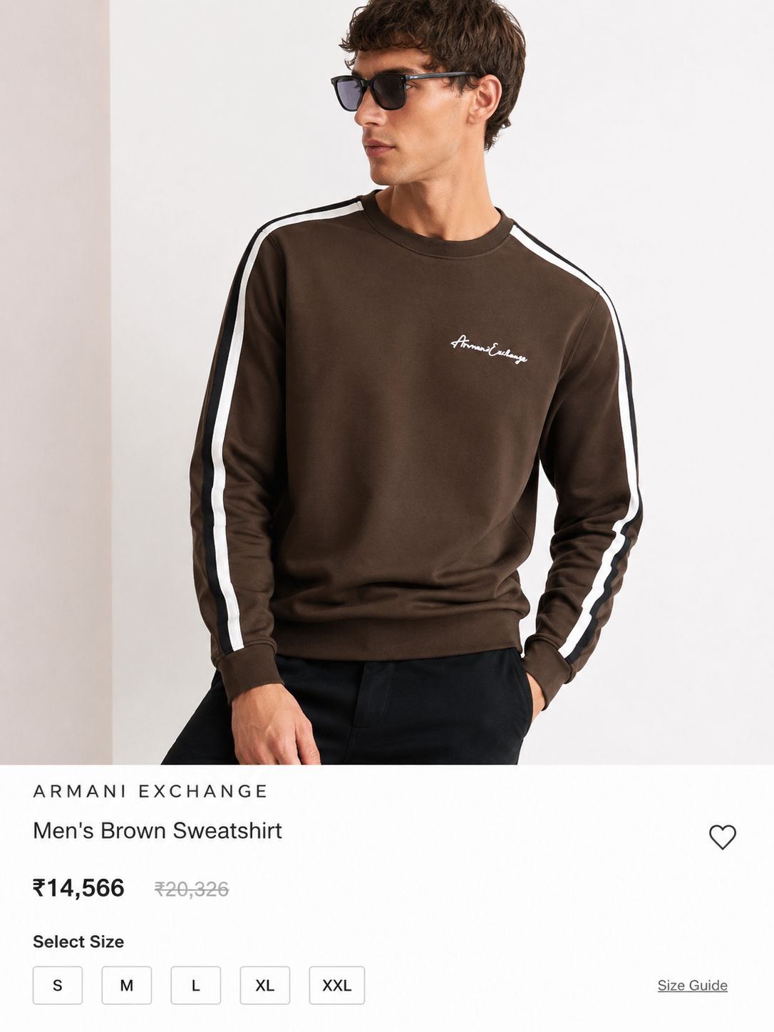ARMANI EXCHANGE AX MEN'S PREMIUM SWEATSHIRT