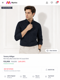 TOMMY HILFIGER DARK BLUE SHIRT